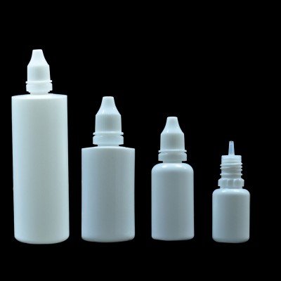 OBROU 10ml 15ml 30ml 50ml 100ml 120ml  pe plastic opaque white milky color e liquid sun screen eye drop vape dropper  bottle