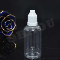 10ml 20ml 30ml 50ml customized logo ejuice clear empty pet plastic dropper bottles